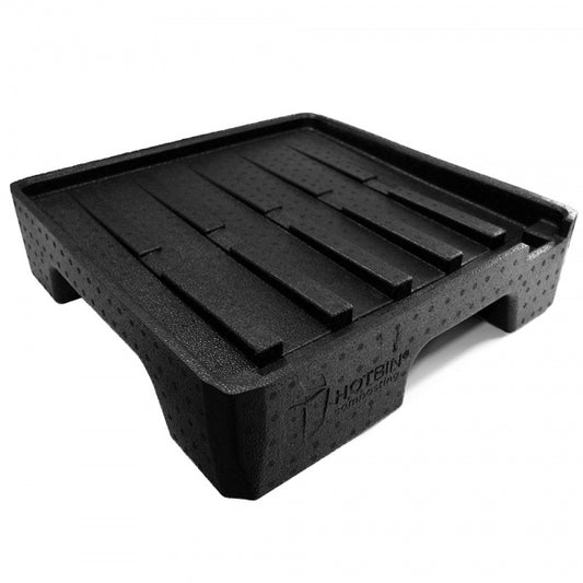 HOTBIN plinth to aid the collection of liquid fertiliser when composting.
