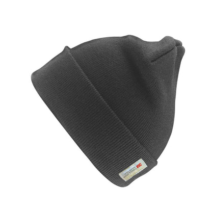 HOTBIN Composting charcoal coloured beanie hat.